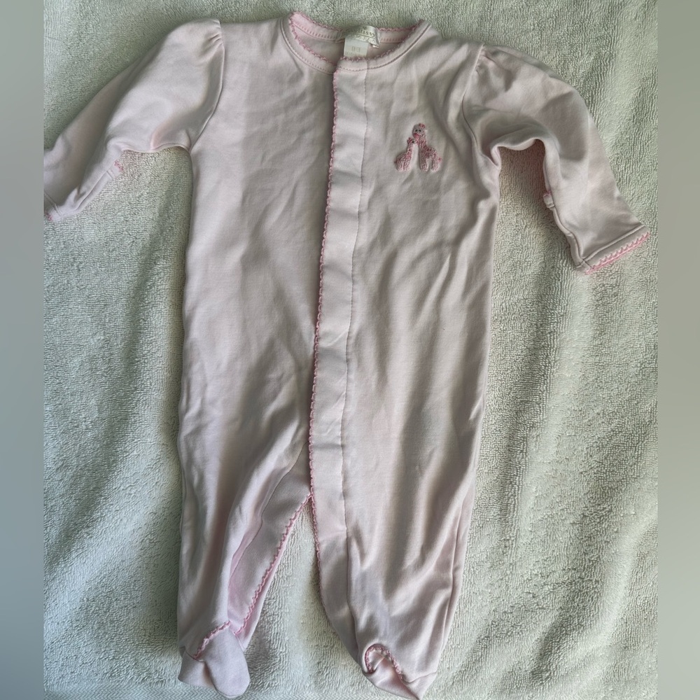 Kissy Kissy Light Pink Baby Footie